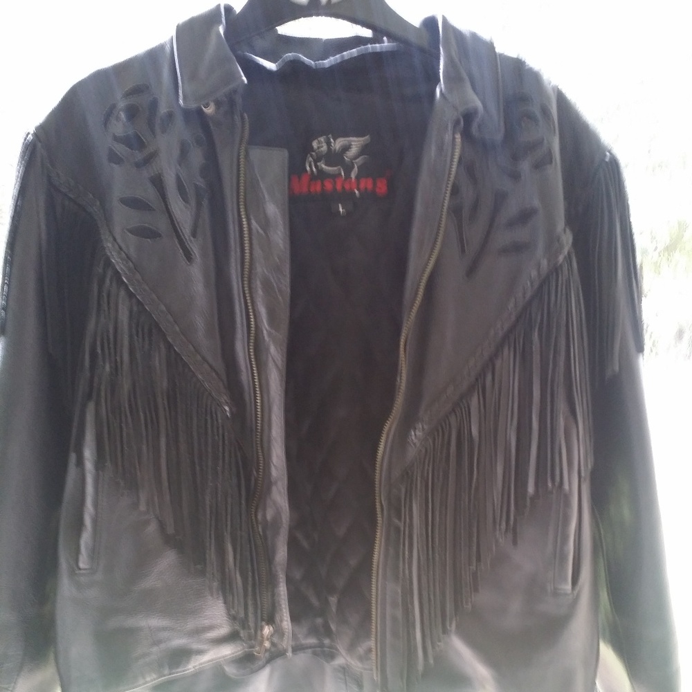 Womens leather jacket